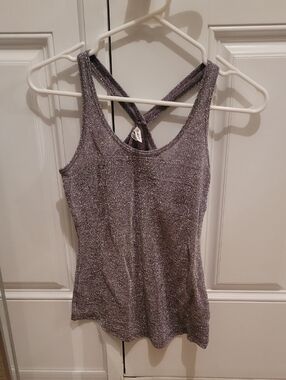 Studio Y Gray And Silver Shimmer Tank Top. Size Small. Like New!
